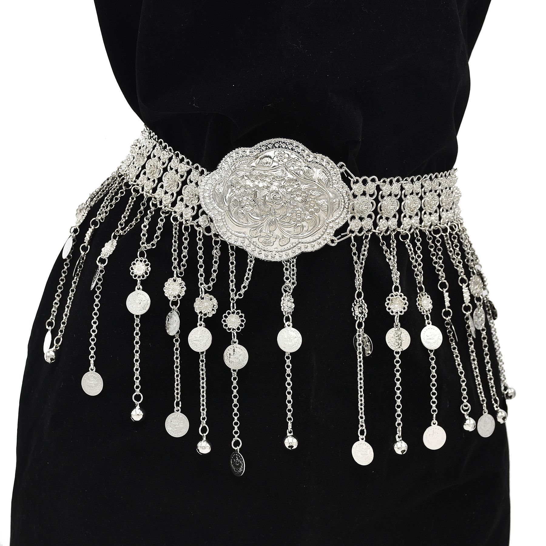 Body Jewelry Indian - Cinto de Caftan Marroquino Banhado a