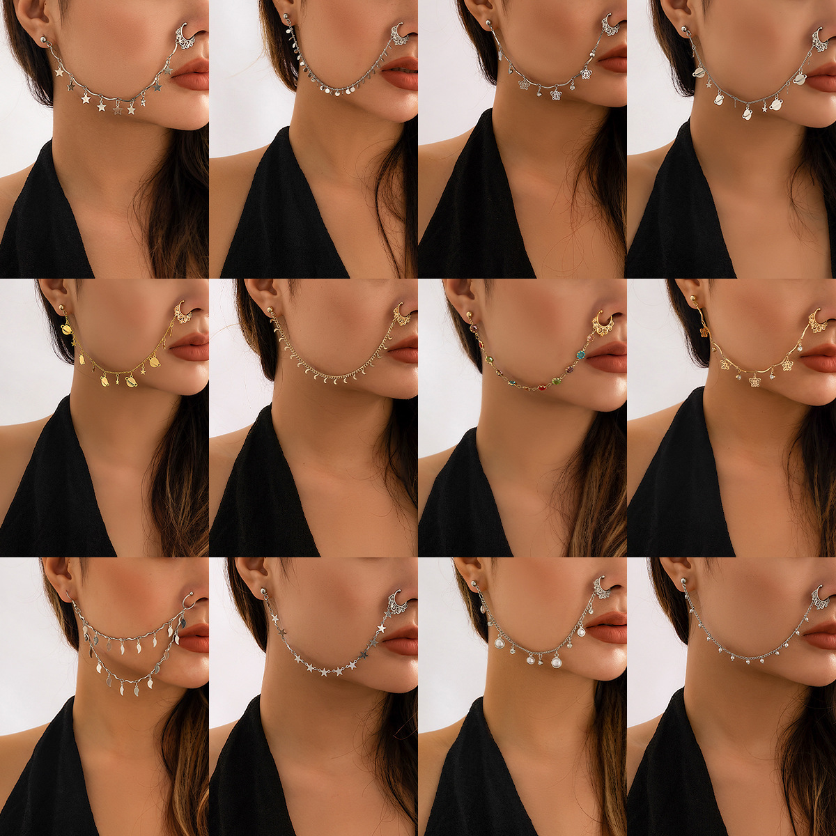 Body Jewelry Indian - Brincos de borla de borboleta de