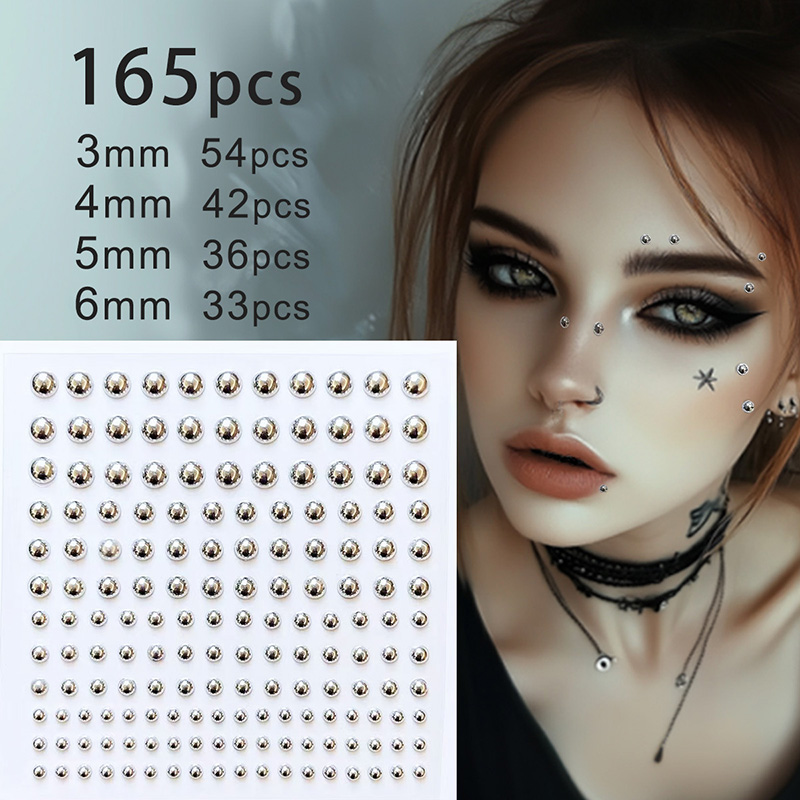 Body Jewelry Eyebrow - 3d rosto olhos festa maquiagem tatuagem