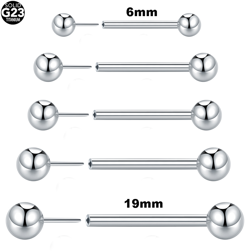 Body Jewelry Threadless - 1 peça/5 peças g23 titânio sem