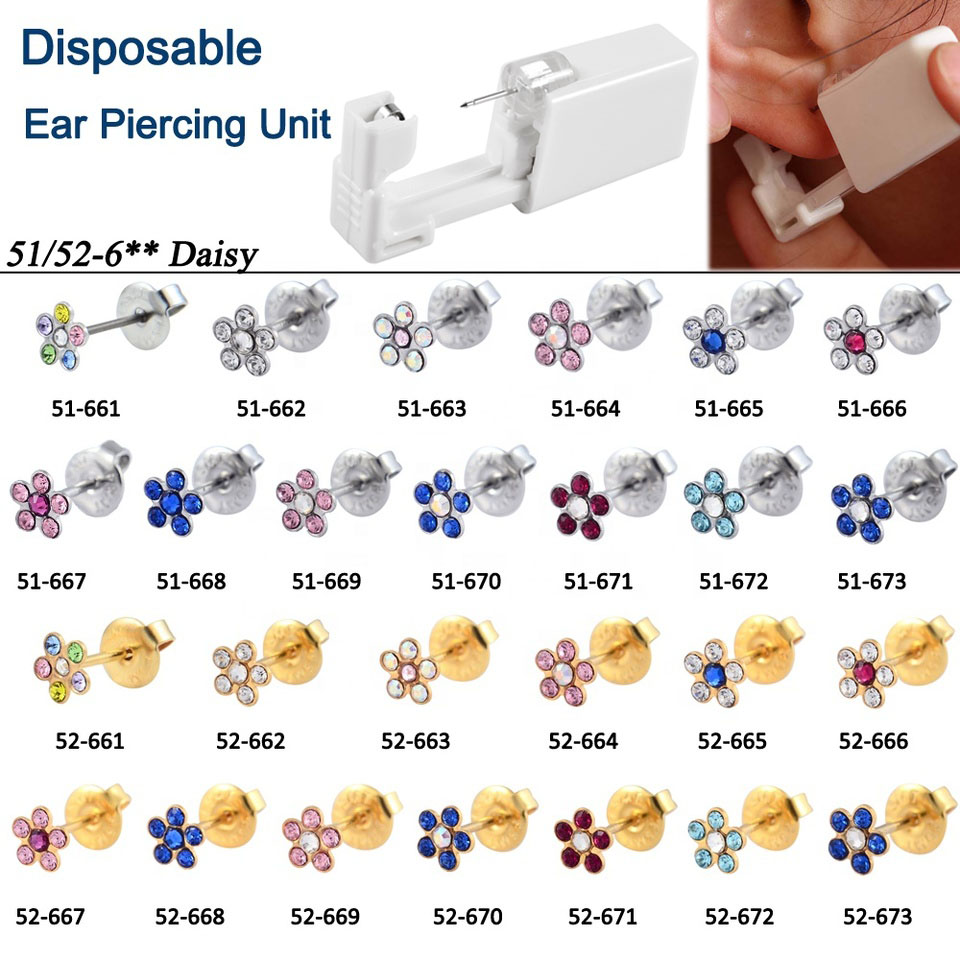 Body Jewelry Factory - Nariz descartável e dispositivo piercing orelha,