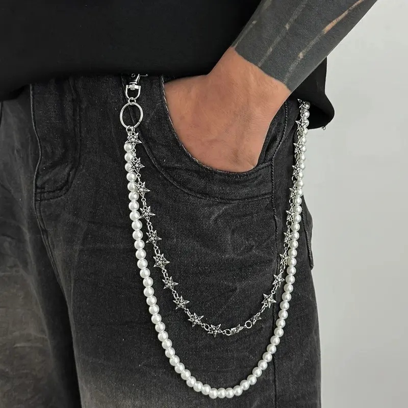 Body Jewelry Trend - Salircon Corrente Masculina Vintage Punk Gótica