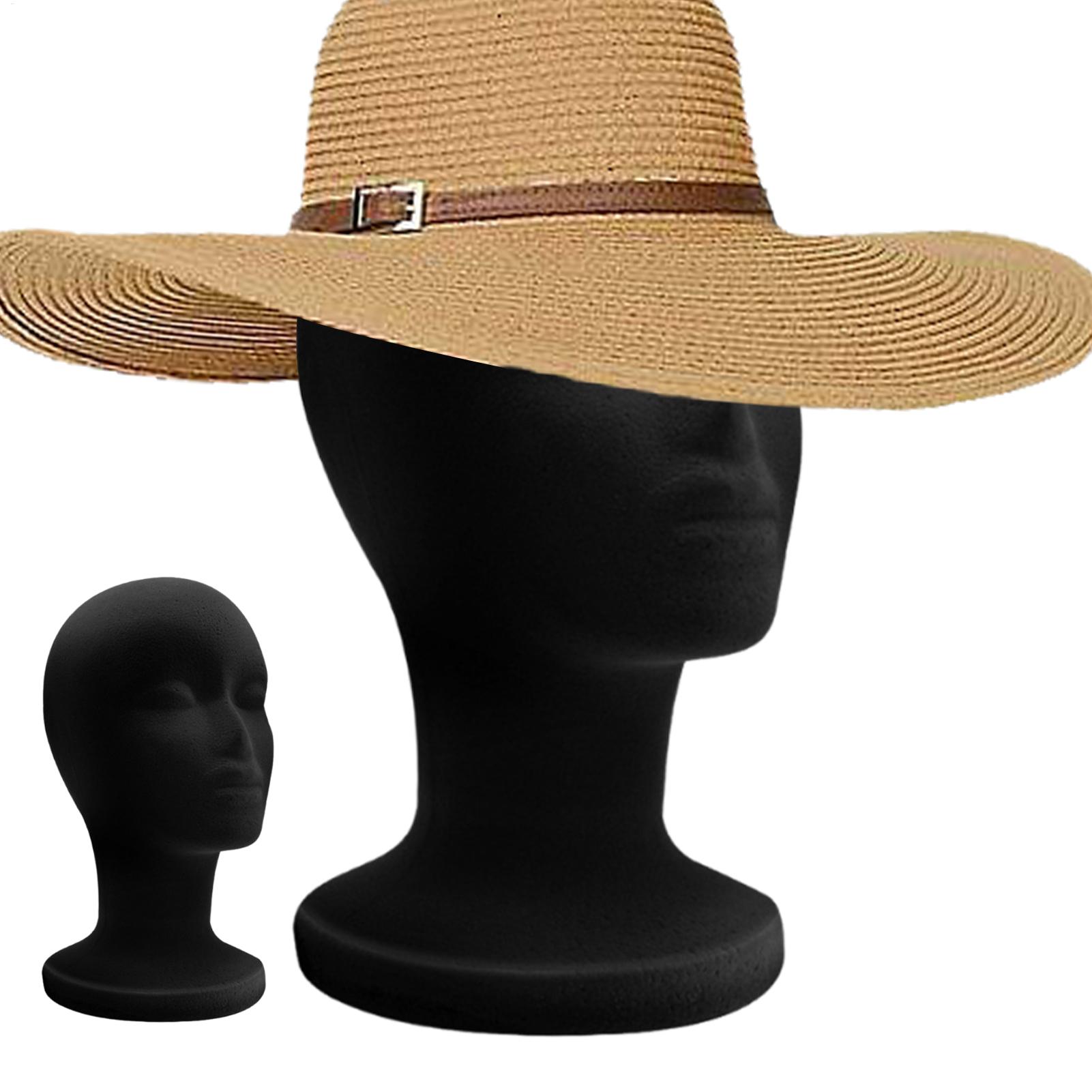 Body Jewelry Display Ideas - Cabeça de manequim de espuma, veludo