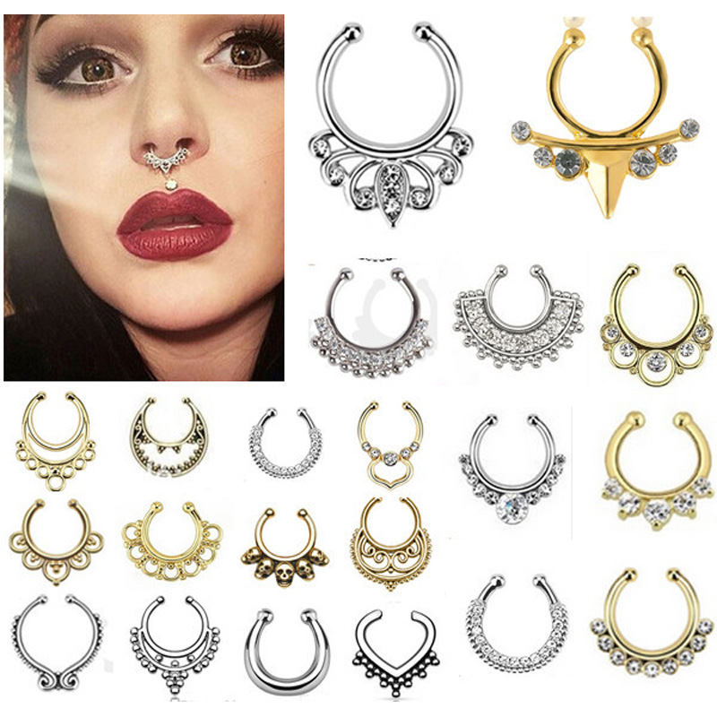 Body Jewelry Indian - Cristal indiano snag no nariz para