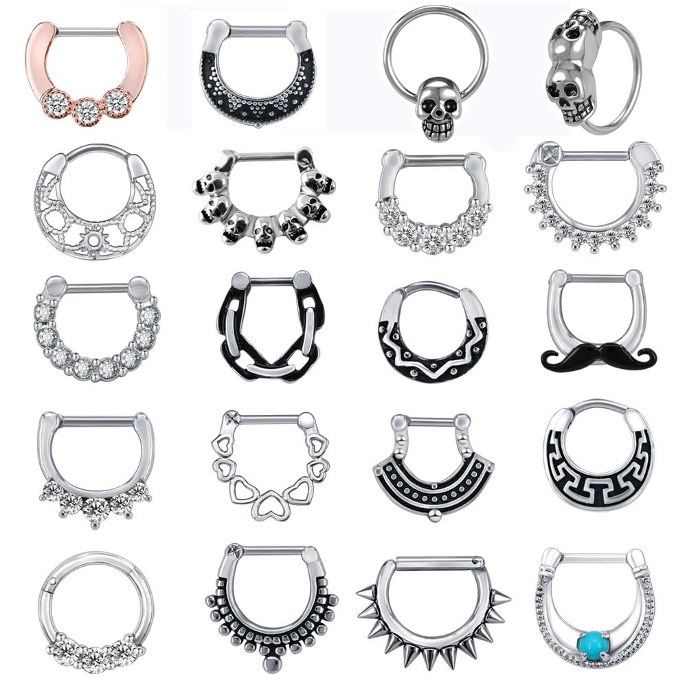 Body Jewelry Indian - Zs 16g aço cirúrgico indiano nariz