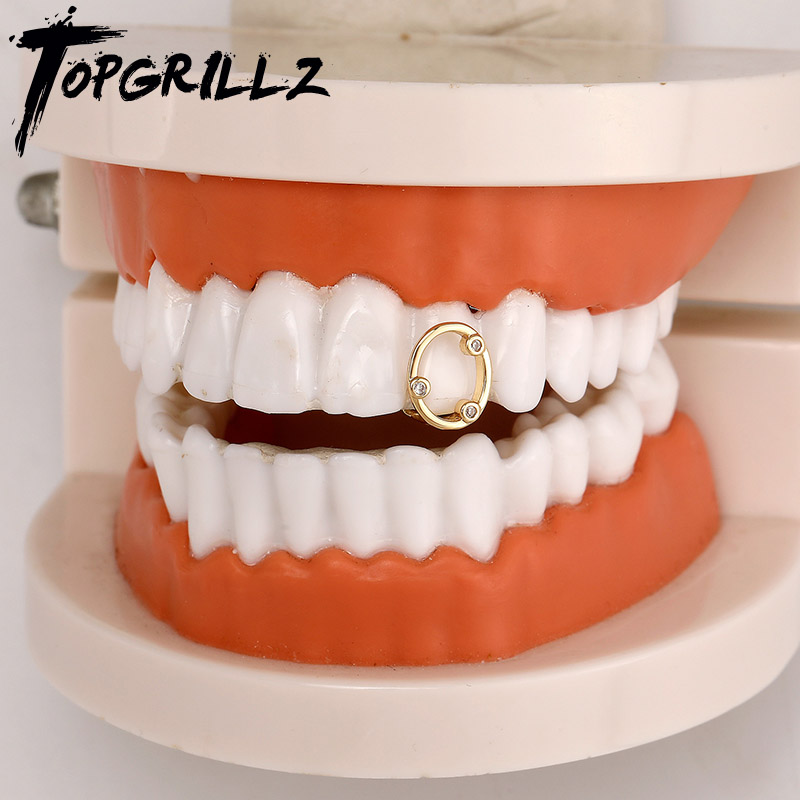 Body Jewelry Charms - Topgrillz vintage clássico único gelado zircão