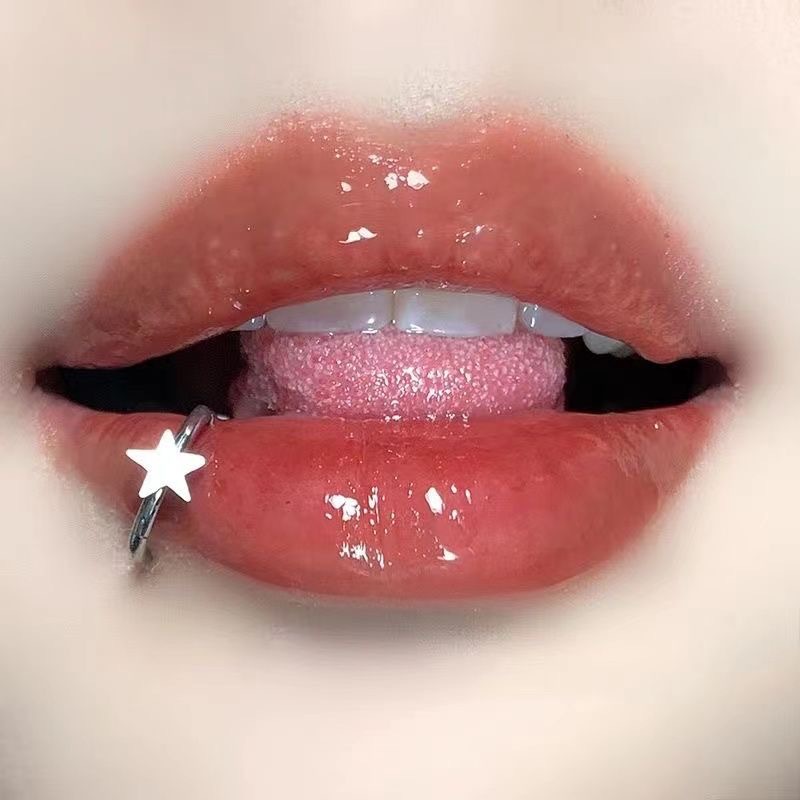 Body Jewelry Vertical Labret - Anel labial de aço inoxidável com