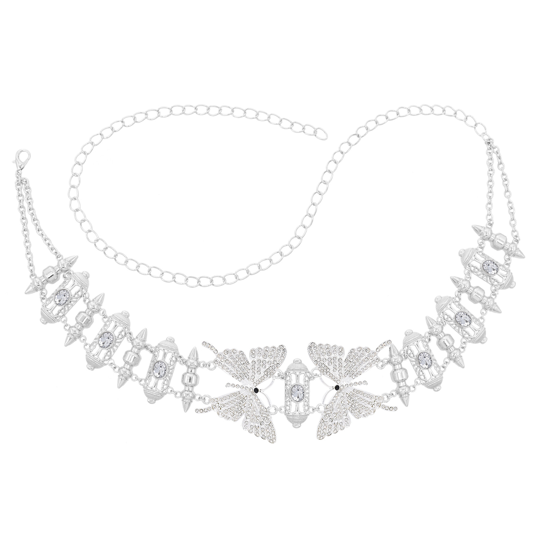Body Jewelry Indian - Moda borboleta cintura barriga correntes acessórios