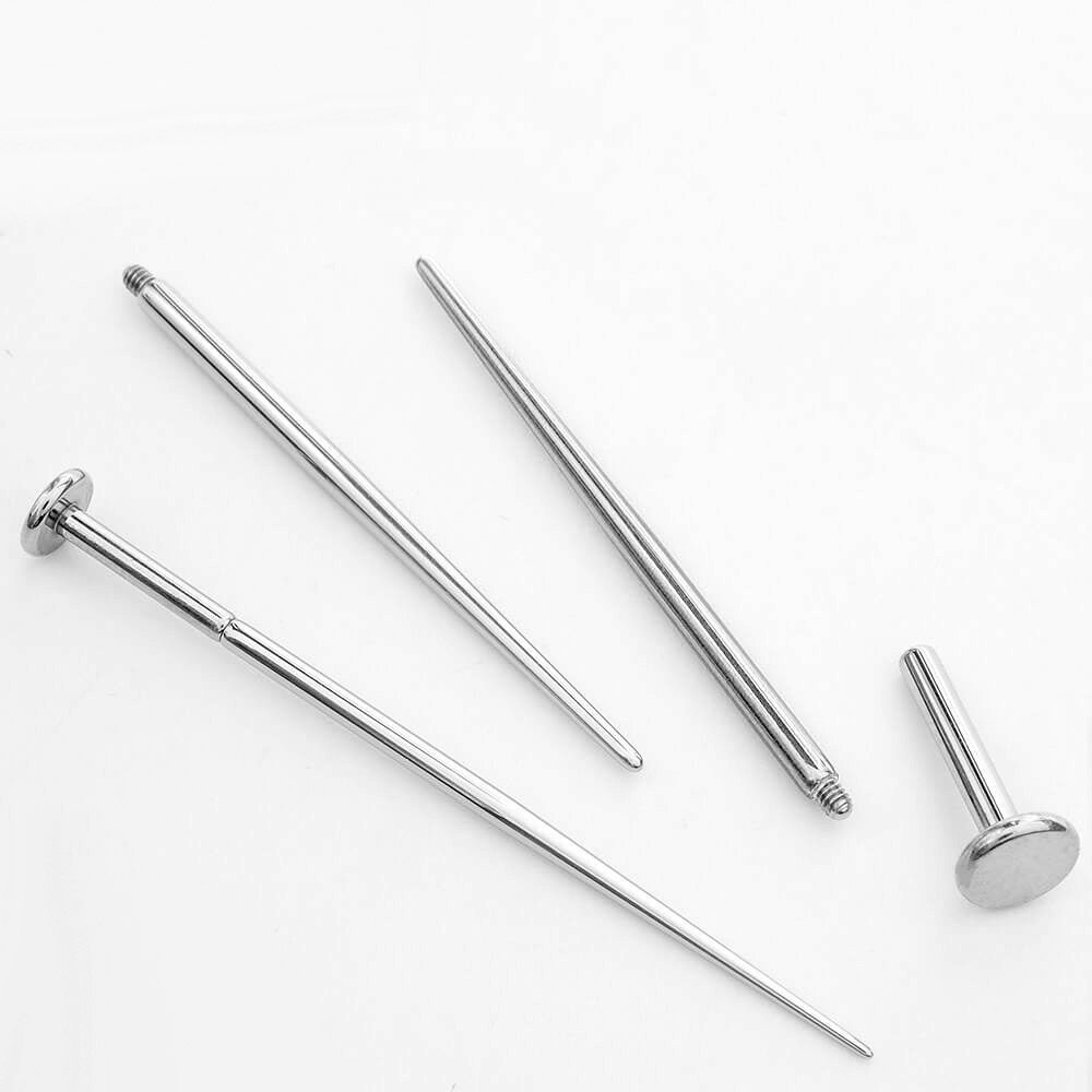 Agulha de piercing de aço inox - Body Jewelry Threadless avaliação e preço