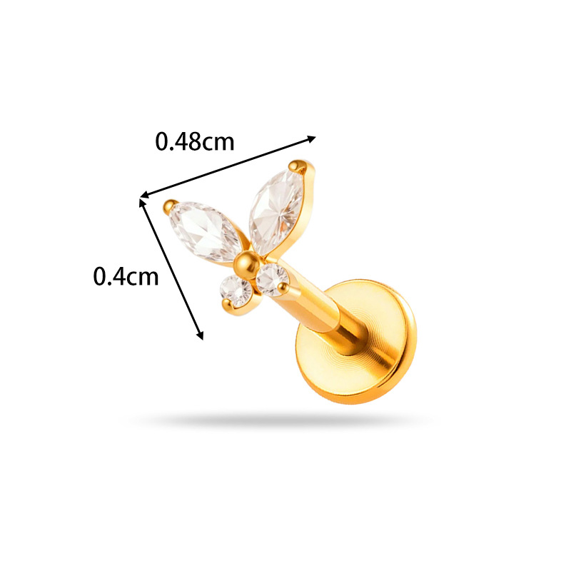 1 Peça Piercing de Titânio G23 - Body Jewelry Threadless avaliação e preço