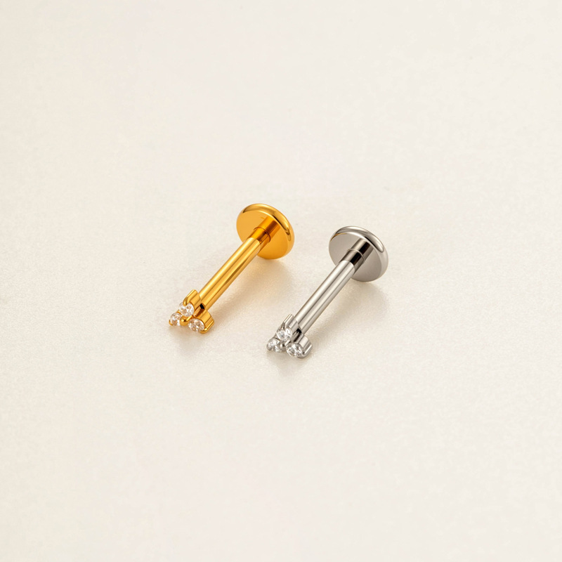 1 Peça Piercing de Titânio G23 - Body Jewelry Threadless avaliação e preço