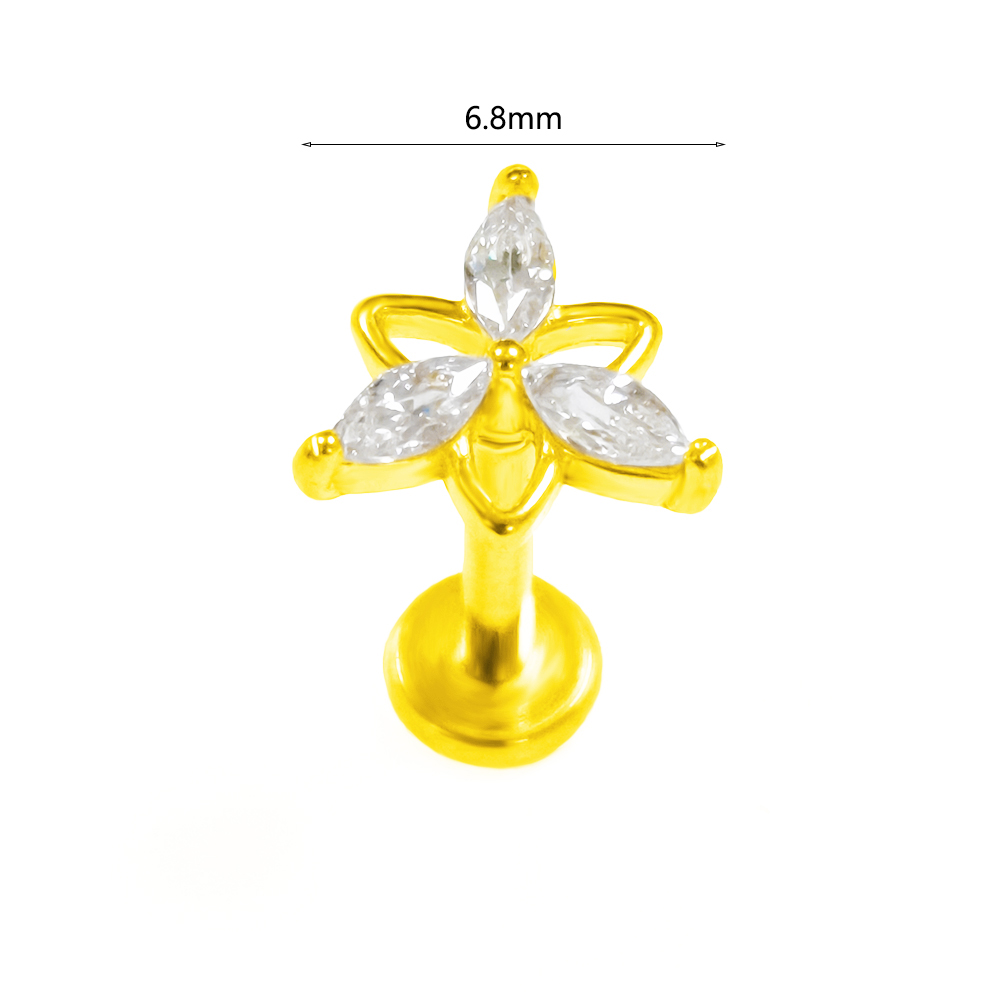 ASTM F136 G23 Pingente de titâ - Body Jewelry Threadless avaliação e preço