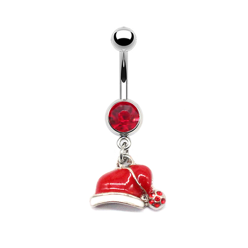 Anel de umbigo série de natal  - Body Jewelry Factory avaliação e preço
