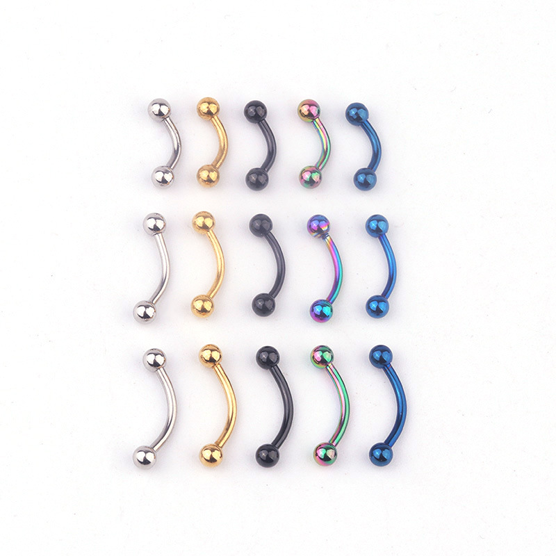 5 peças/lote 16G Aço Inoxidáve - Body Jewelry Eyebrow avaliação e preço