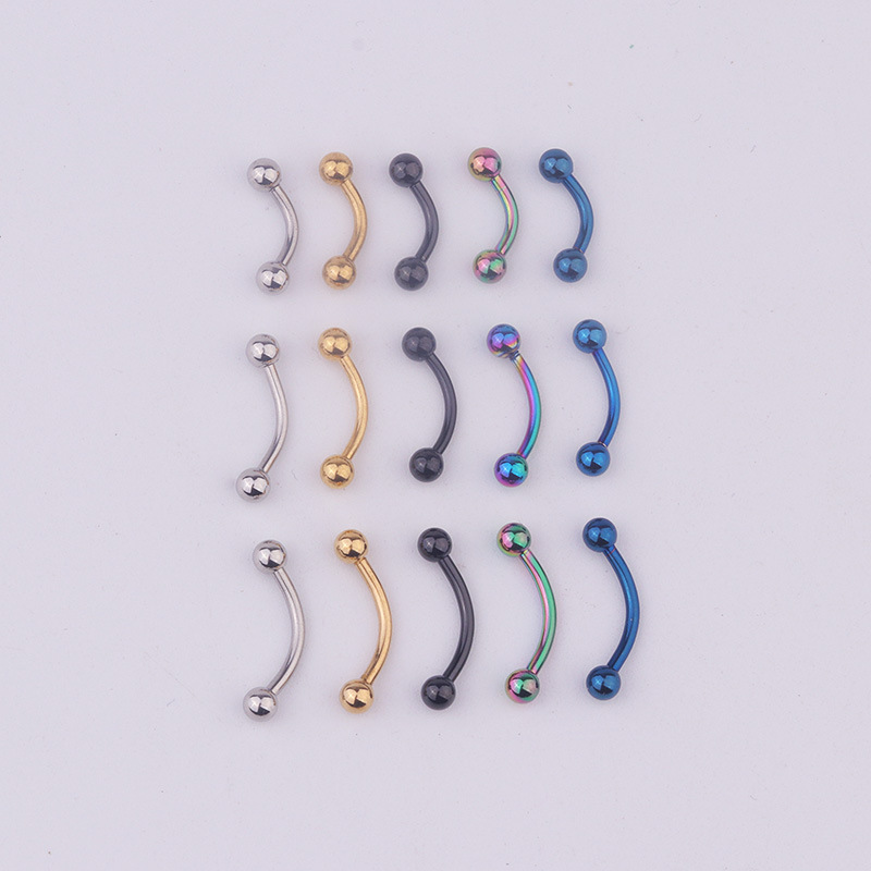 5 peças/lote 16G Aço Inoxidáve - Body Jewelry Eyebrow avaliação e preço