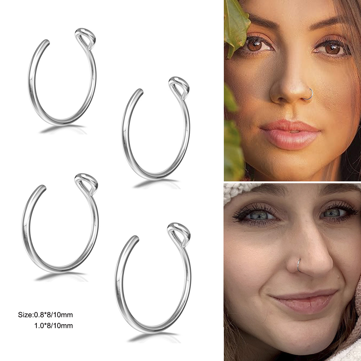 2 Peças de Aço Inoxidável, Arg - Body Jewelry Metal Types avaliação e preço