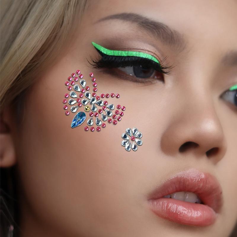 Adesivos de Strass 3D para Olh - Body Jewelry Eyebrow avaliação e preço