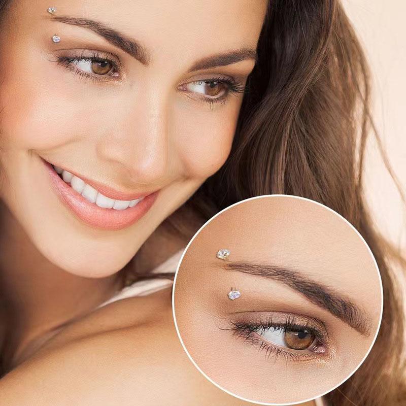 4 peças de Joias para Piercing - Body Jewelry Vertical Labret avaliação e preço