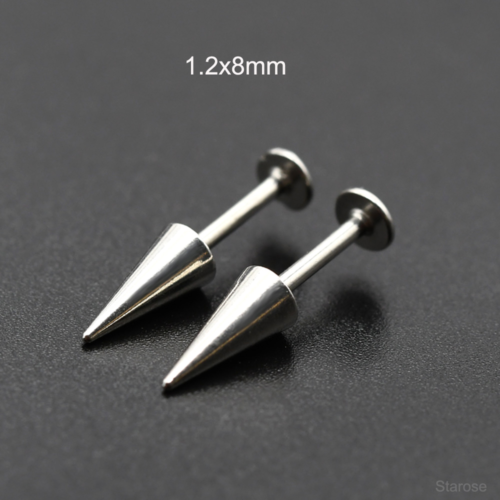 Starose-Gothic Cone Stainless  - Body Jewelry Vertical Labret avaliação e preço