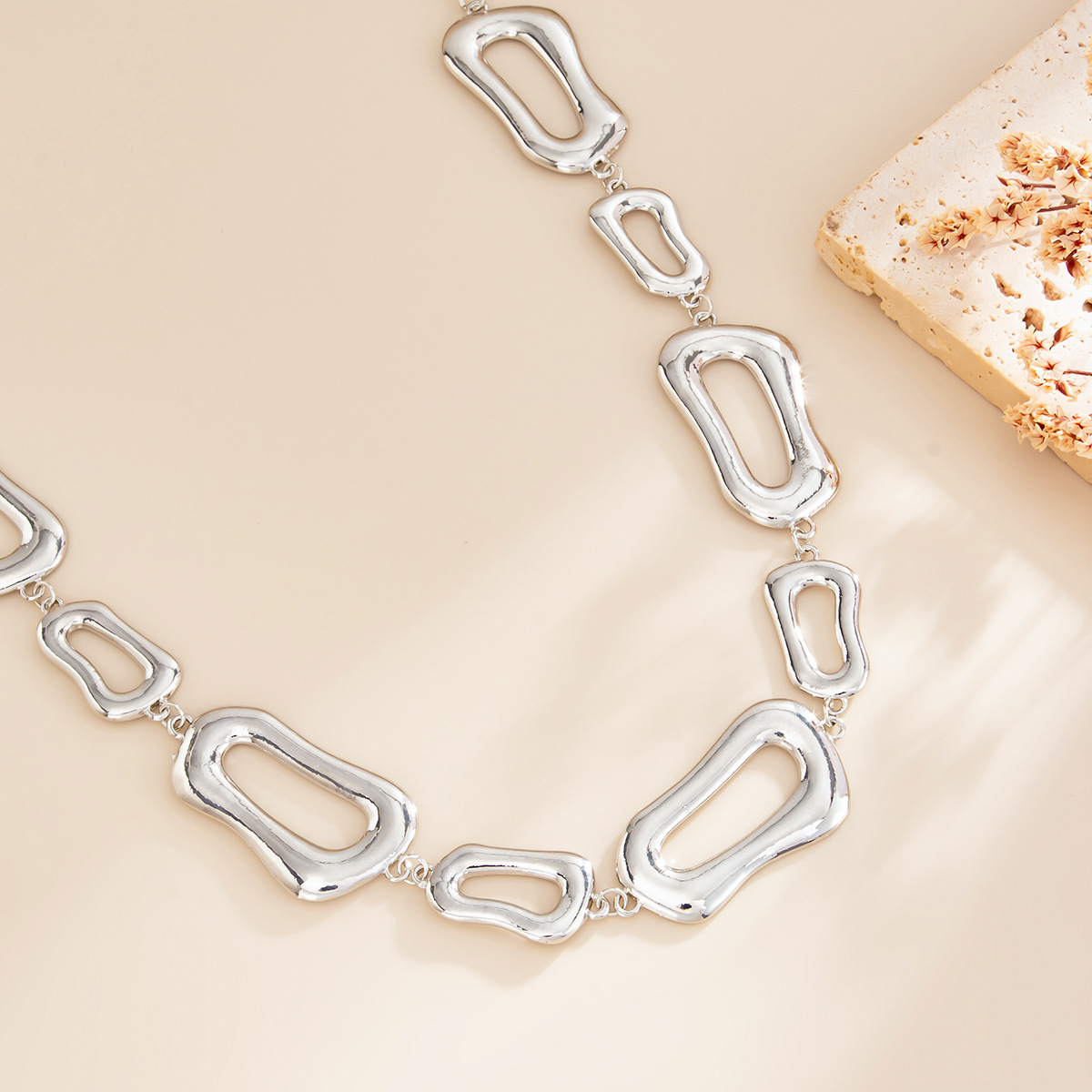 Corrente Corporal Geométrica V - Body Jewelry Gold Plated avaliação e preço