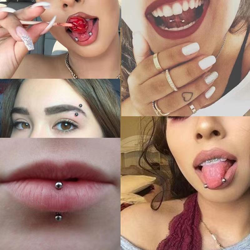 24 peças de Joias para Piercin - Body Jewelry Vertical Labret avaliação e preço