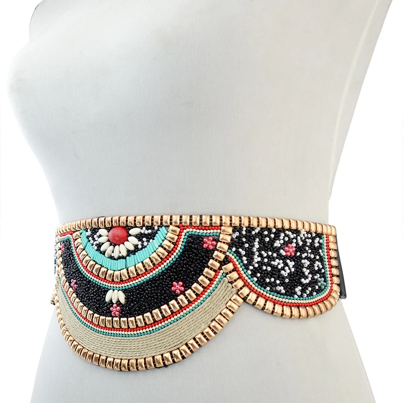 Cintura colorida Beads Cintura - Body Jewelry Indian avaliação e preço
