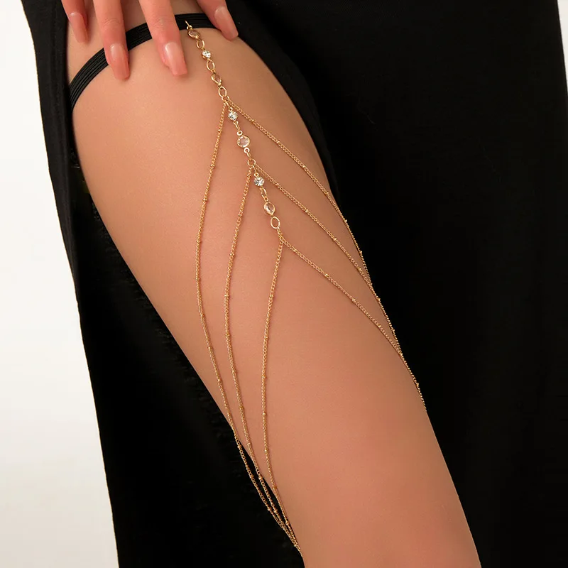 Moda verão boêmio coxa corrent - Body Jewelry Ends avaliação e preço