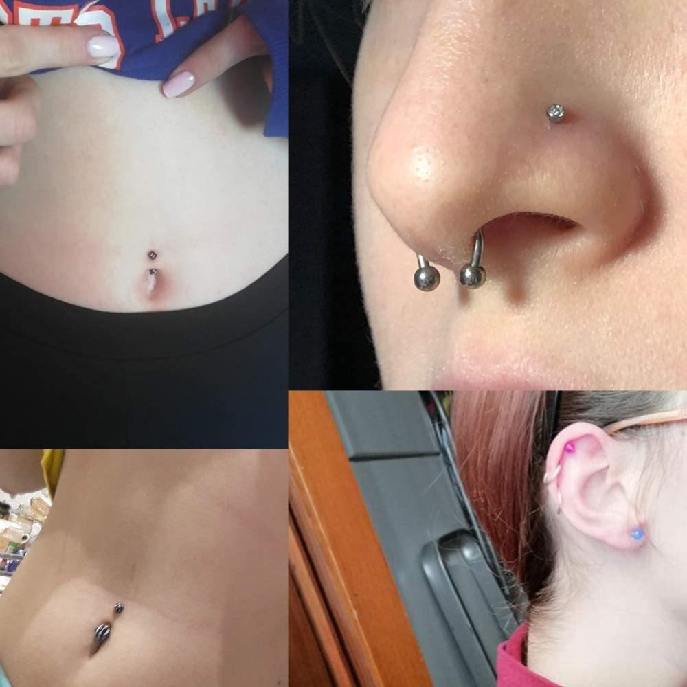 Kit de Piercing Corporal com 1 - Body Jewelry Eyebrow avaliação e preço