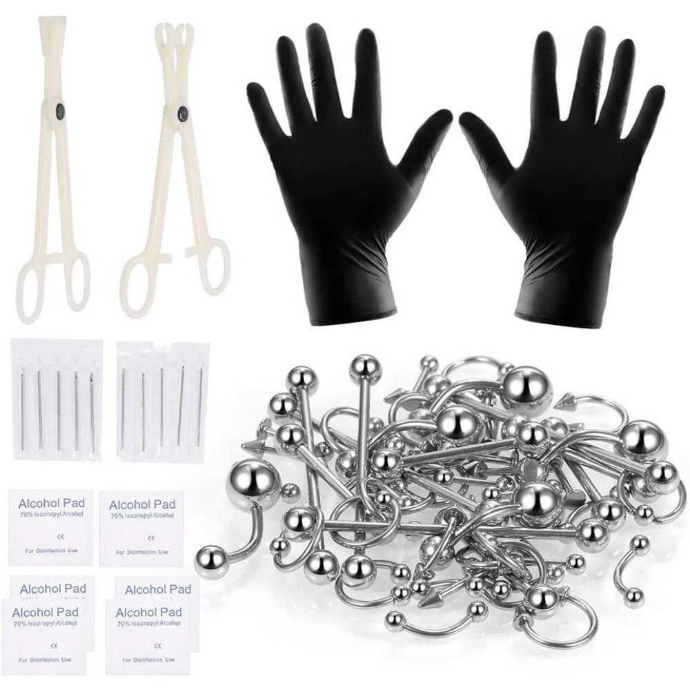 Kit de Piercing Corporal com 1 - Body Jewelry Eyebrow avaliação e preço
