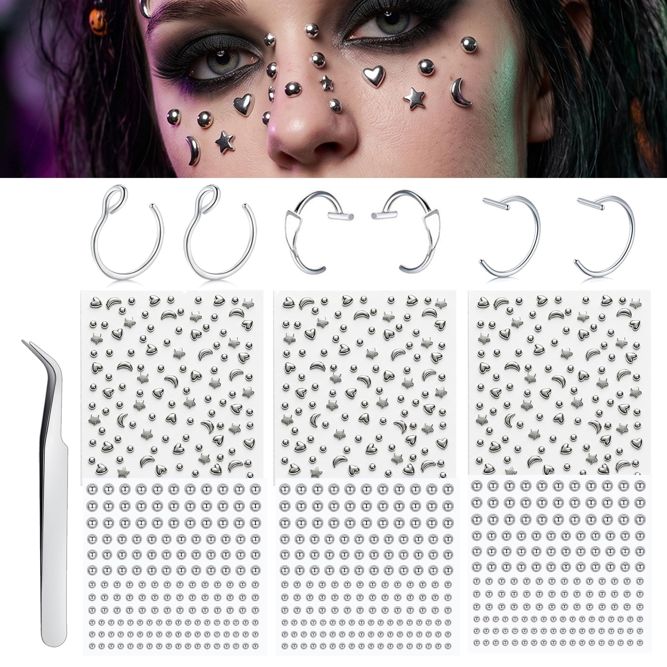 Piercings Falsos Adesivos: Pie - Body Jewelry Eyebrow avaliação e preço