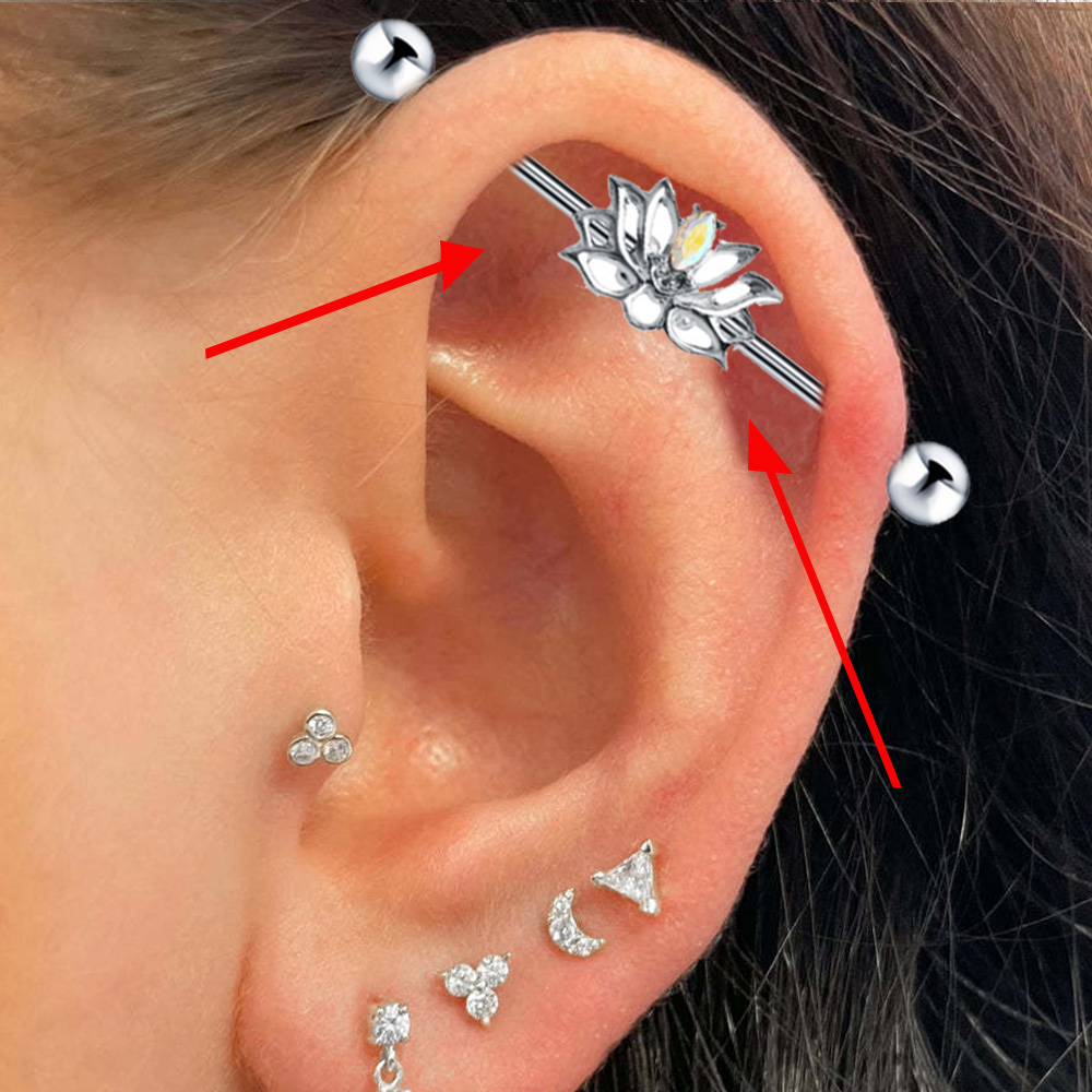 Brincos longos de aço cirúrgic - Body Jewelry Trend avaliação e preço