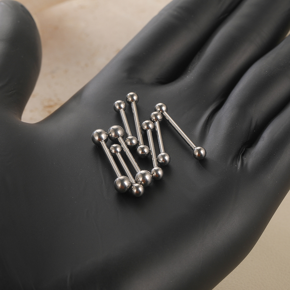 1 peça/5 peças g23 titânio sem - Body Jewelry Threadless avaliação e preço