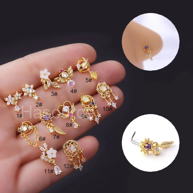 2022 novo 1 pçs moda 316l aço  - Body Jewelry Indian avaliação e preço