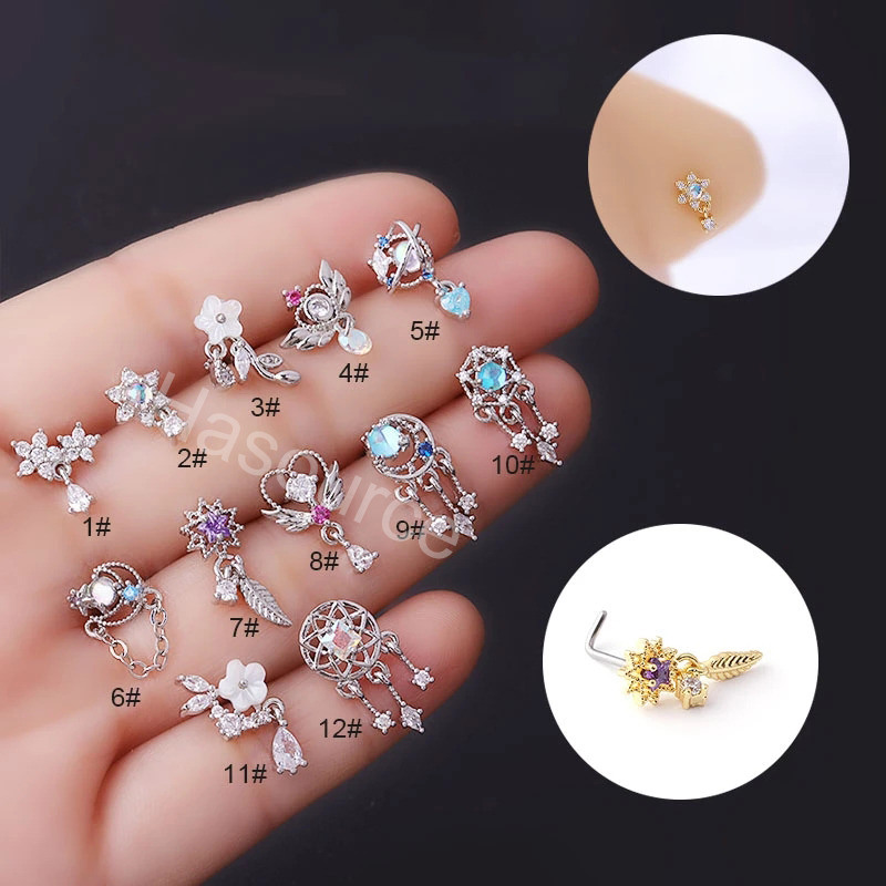 2022 novo 1 pçs moda 316l aço  - Body Jewelry Indian avaliação e preço