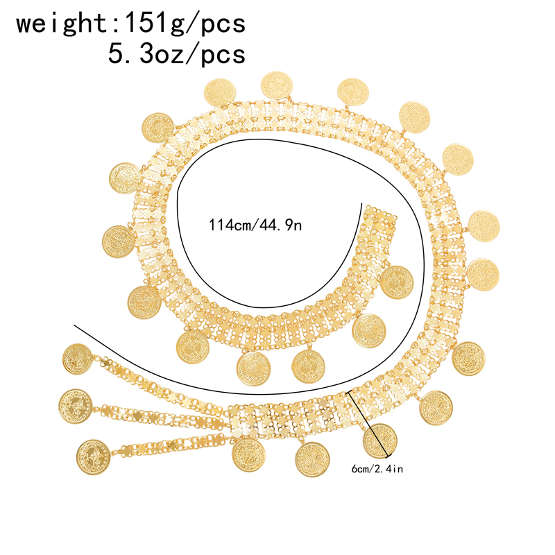 Golden Tassel Hollow Charms pa - Body Jewelry Indian avaliação e preço