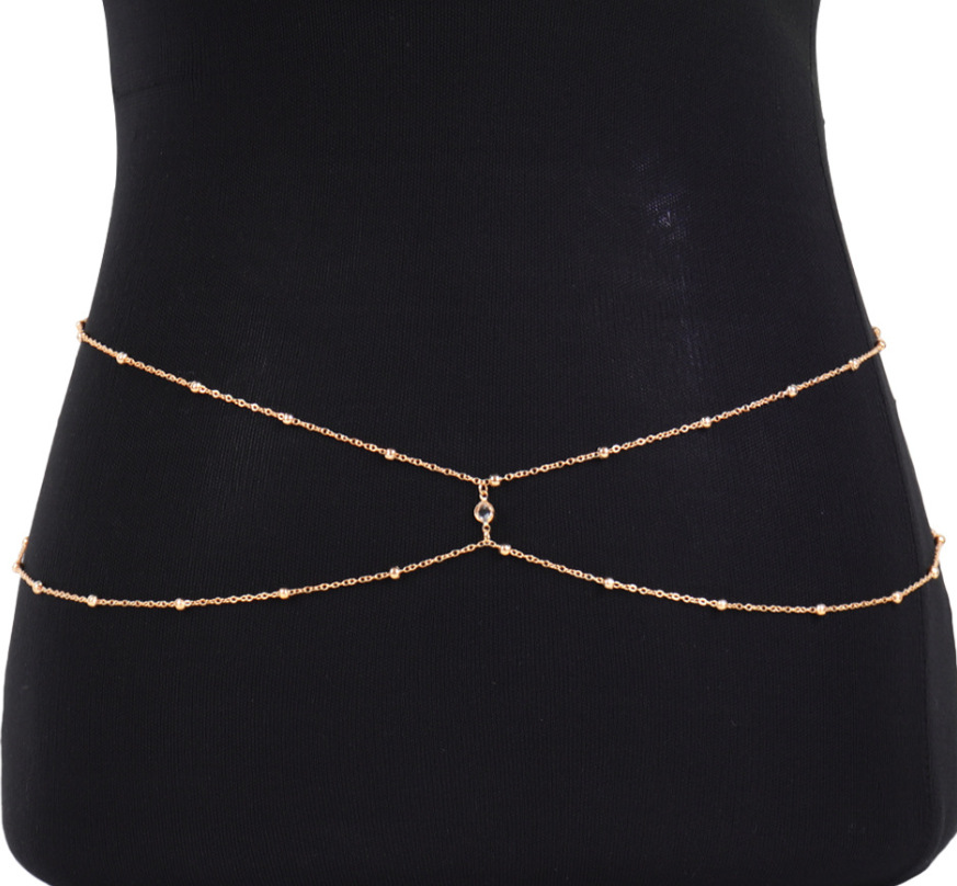Correntes de barriga frisadas  - Body Jewelry Ends avaliação e preço