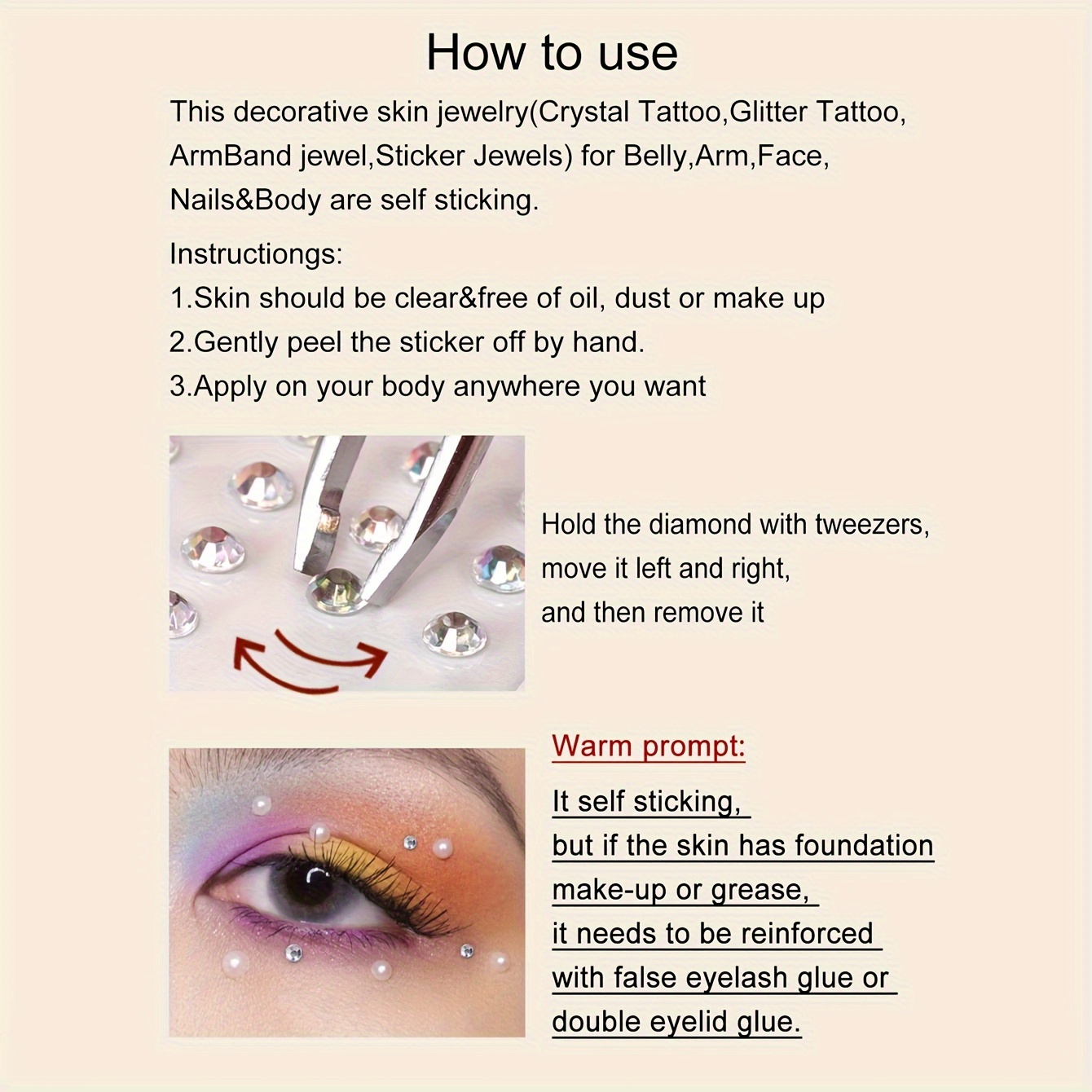 Falso pérola mulheres tridimen - Body Jewelry Eyebrow avaliação e preço