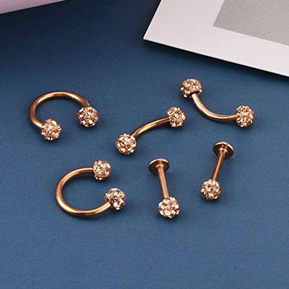 Anéis Piercing Vertical, Hélic - Body Jewelry Vertical Labret avaliação e preço