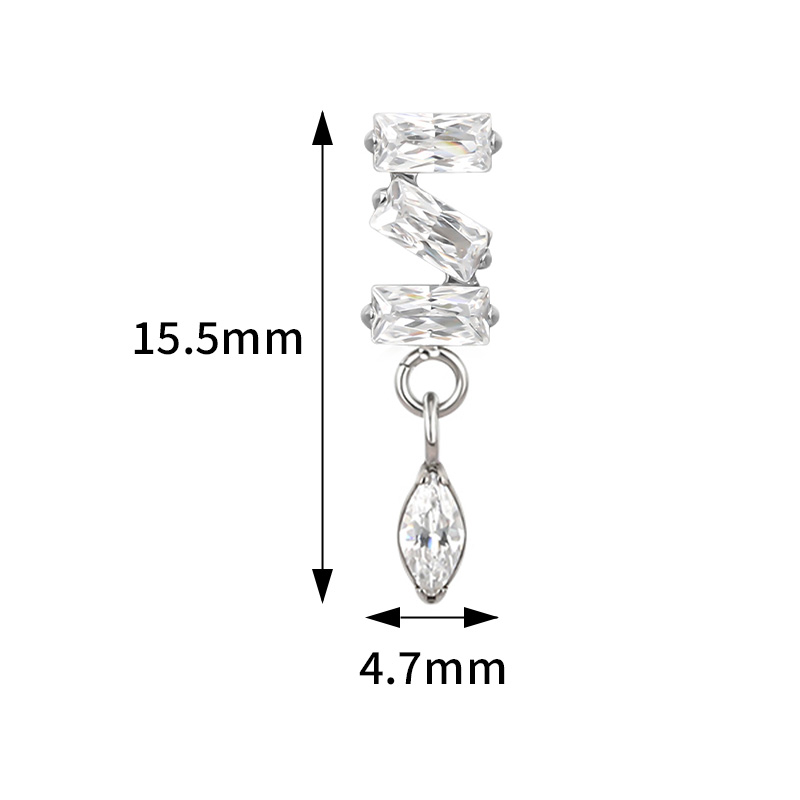 ASTM F136 Titanium EAR PIERC C - Body Jewelry Factory avaliação e preço