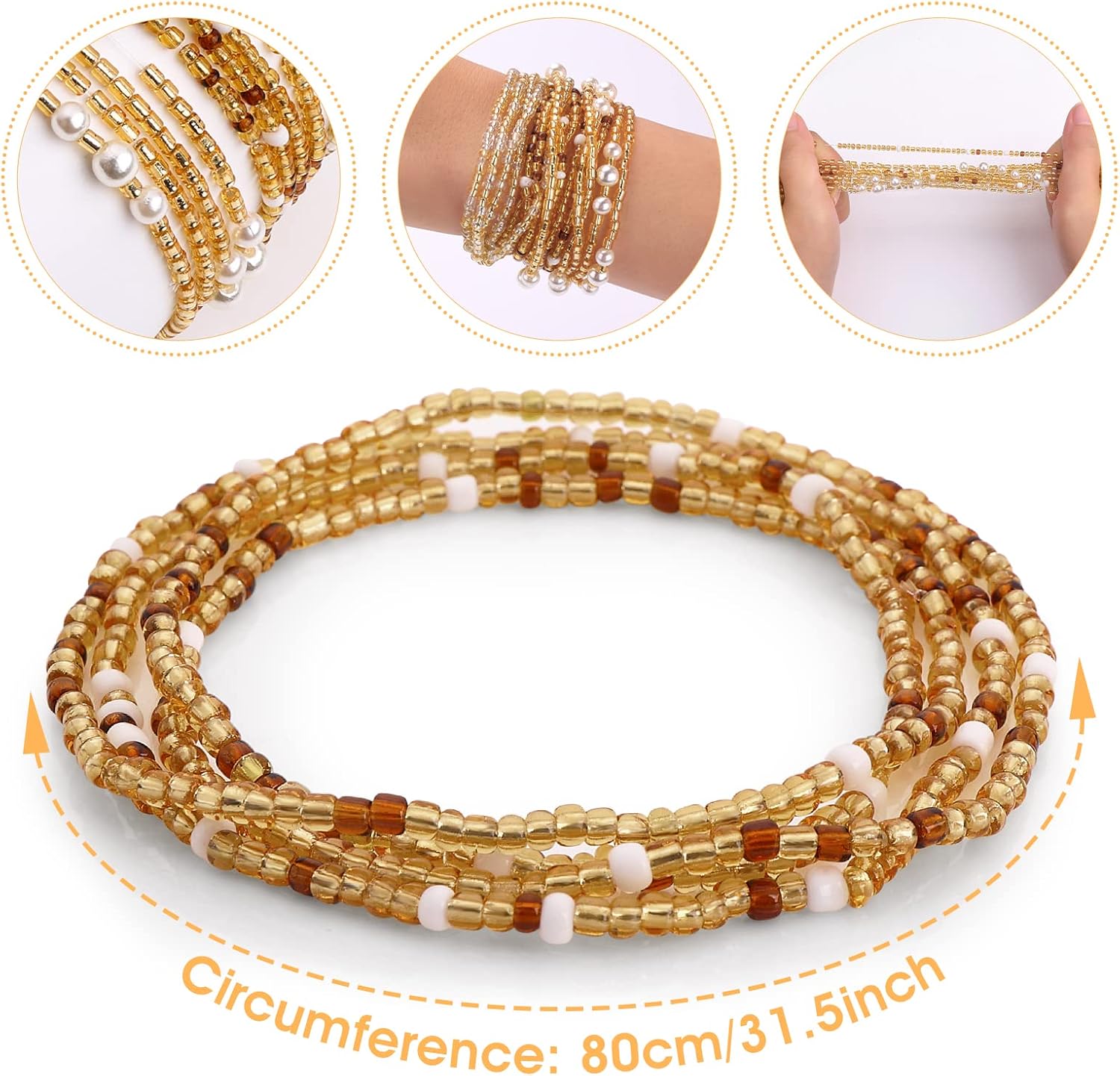Conjunto de Correntes de Cintu - Body Jewelry Ends avaliação e preço