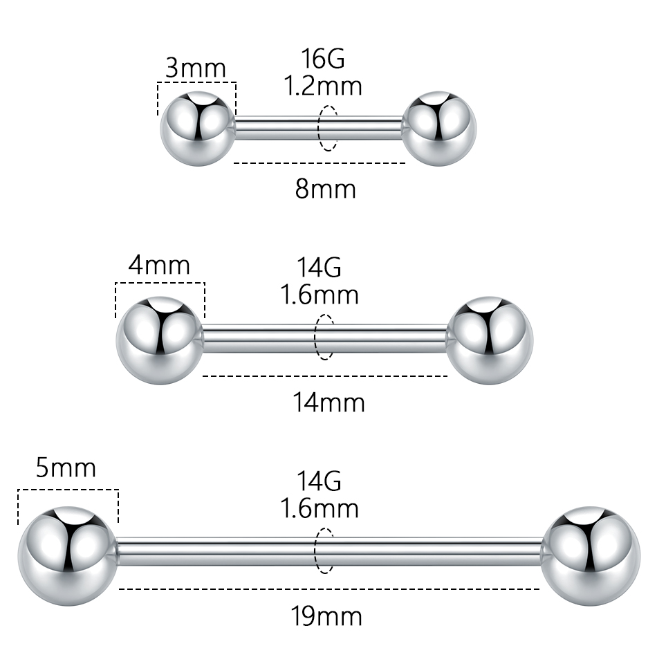 5/10 pçs g23 titânio threadles - Body Jewelry Threadless avaliação e preço