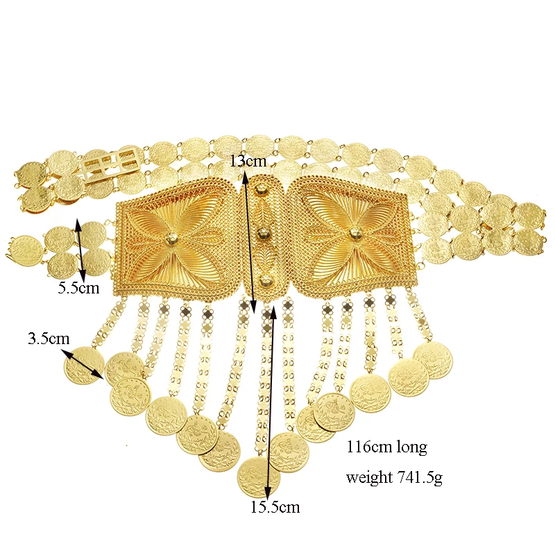 Kurdish luxo jóias de casament - Body Jewelry Gold Plated avaliação e preço