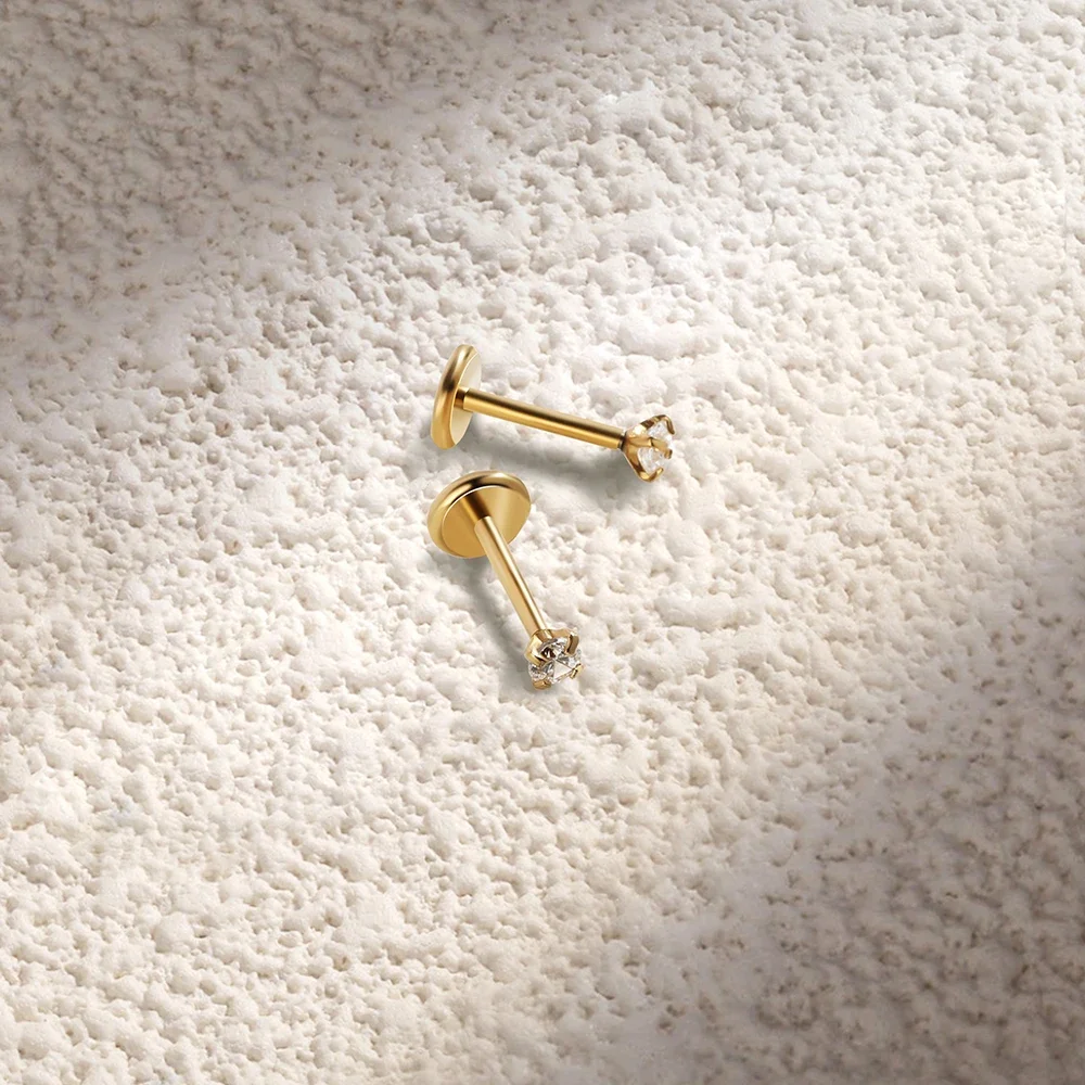 2/8 pçs de aço inoxidável earr - Tragus Flat Back avaliação e preço