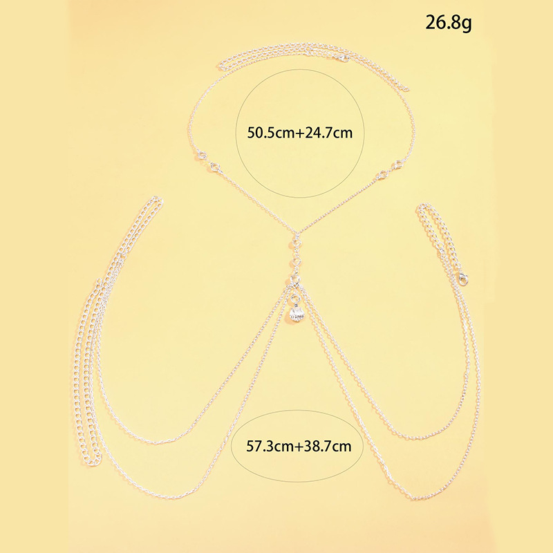 Corrente de Corpo Feminina em  - Body Jewelry Charms avaliação e preço
