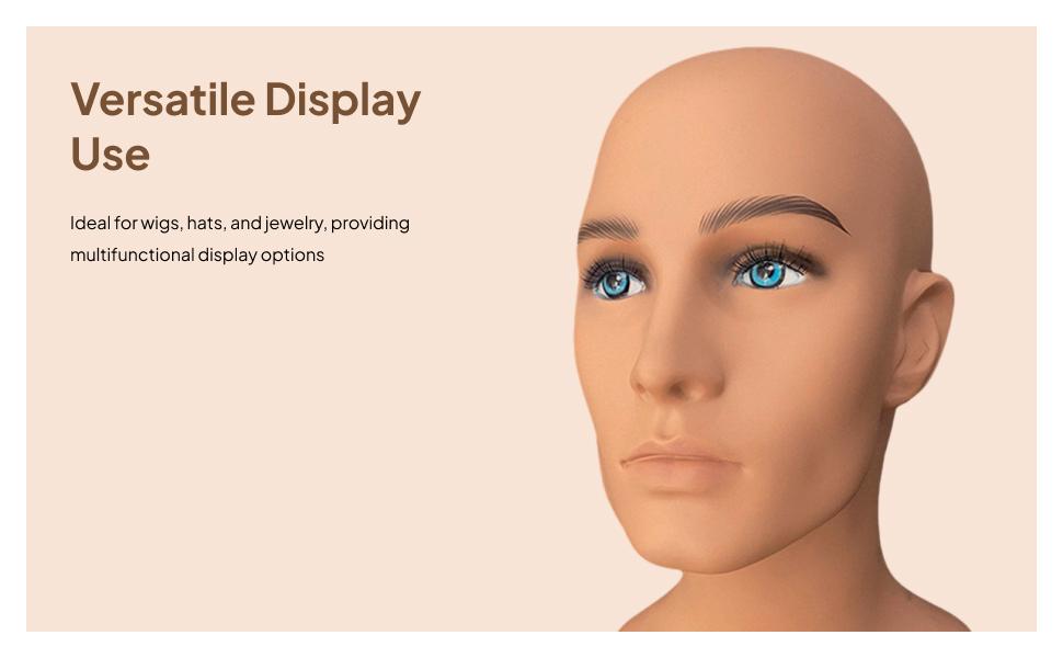 Cabeça de manequim masculino p - Body Jewelry Display Ideas avaliação e preço