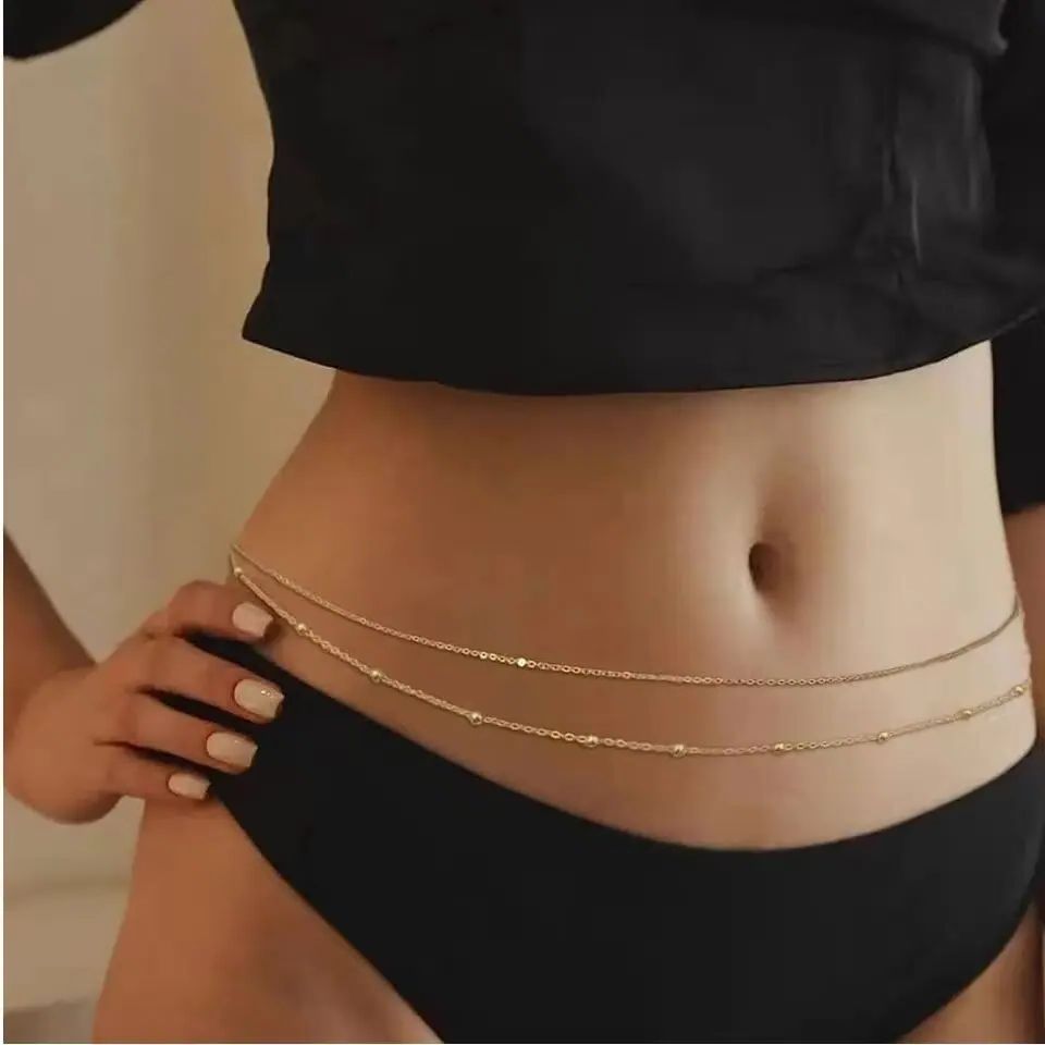 Hiphop camadas duplas corrente - Body Jewelry Ends avaliação e preço