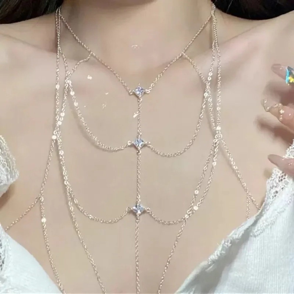 Corrente de Corpo Luxuosa Prat - Body Jewelry Trend avaliação e preço