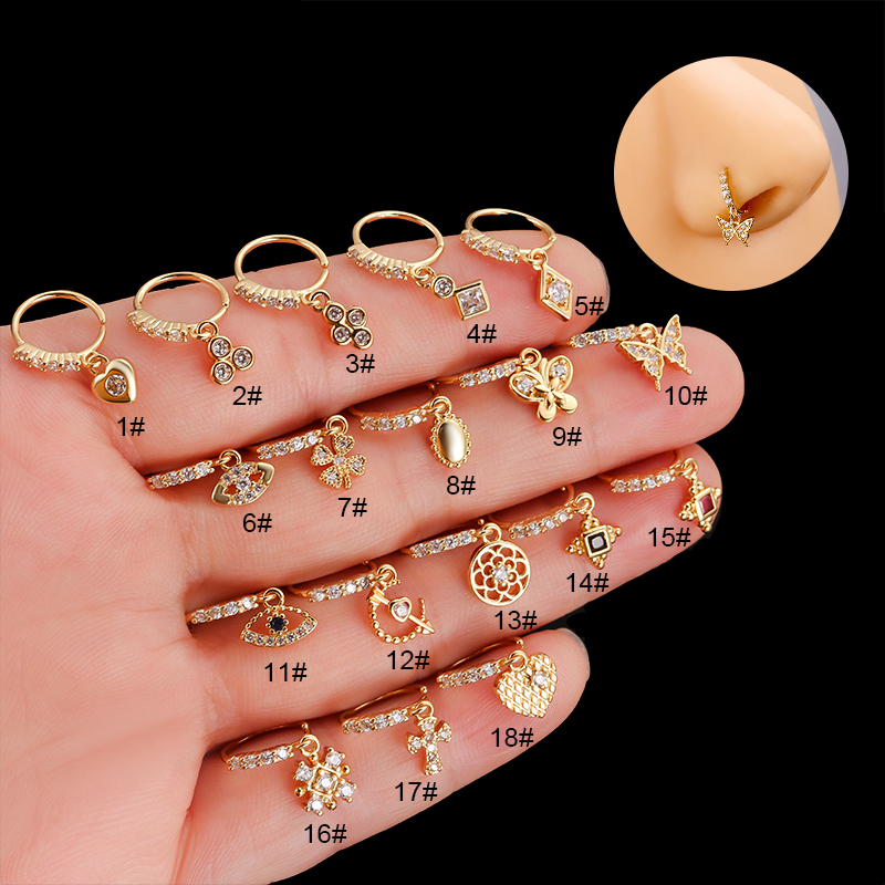 Anel de nariz de aço inoxidáve - Body Jewelry Indian avaliação e preço