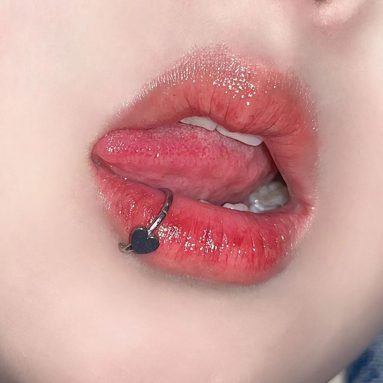 Anel labial de aço inoxidável  - Body Jewelry Vertical Labret avaliação e preço