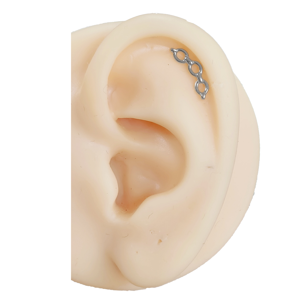 Piercing labret de titânio AST - Body Jewelry Threadless avaliação e preço